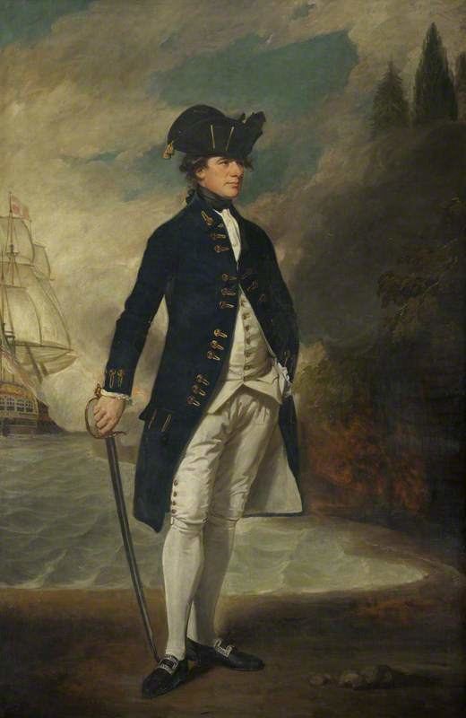 Hyde Parker (Royal Navy officer, born 1739) Captain Later Admiral Sir Hyde Parker 17391807 by George Romney