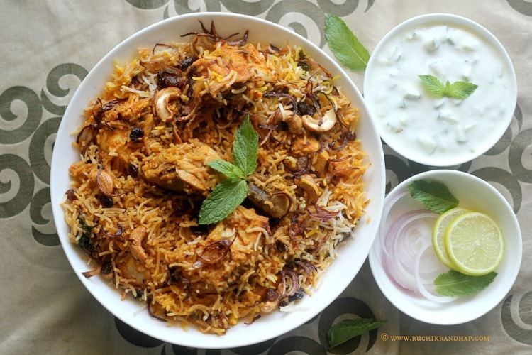Hyderabadi biryani Ruchik Randhap Delicious Cooking Chicken Hyderabadi Biryani