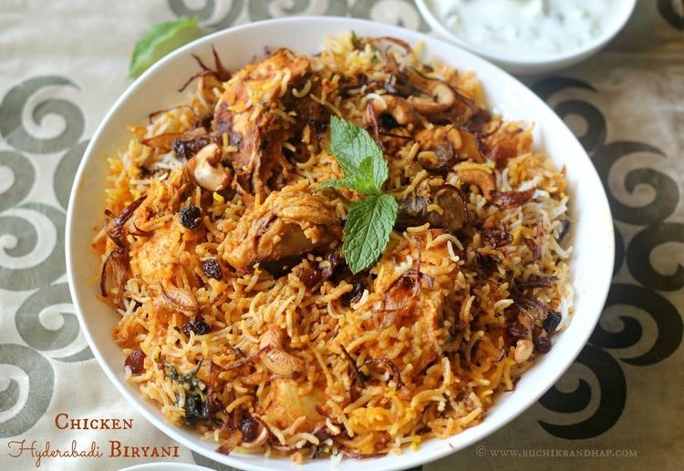 Hyderabadi biryani Ruchik Randhap Delicious Cooking Chicken Hyderabadi Biryani