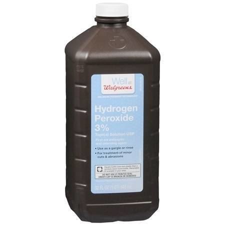 Hydrogen peroxide Walgreens Hydrogen Peroxide 3 Topical Solution USP Walgreens