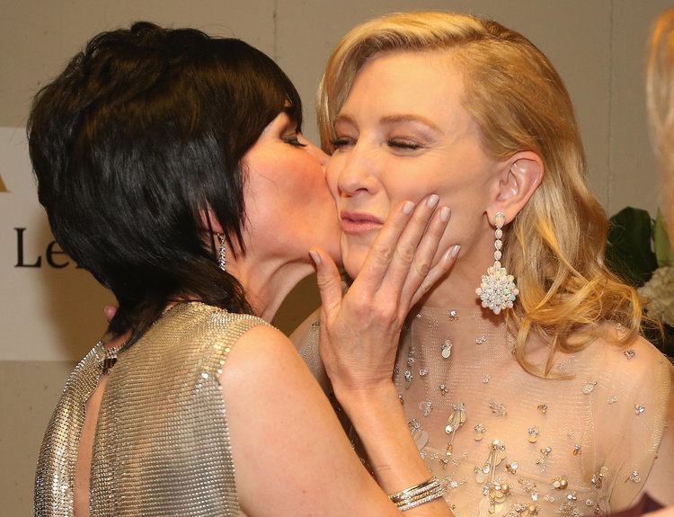 Hylda Queally Cate Blanchett got a kiss from her agent Hylda Queally