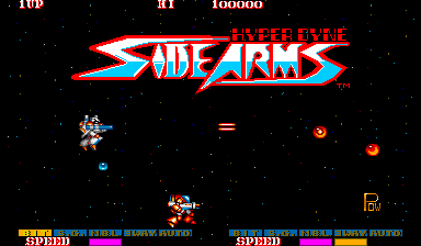 Hyper Dyne Side Arms Gaming After 40 Arcade Weekend Hyper Dyne Sidearms 1986