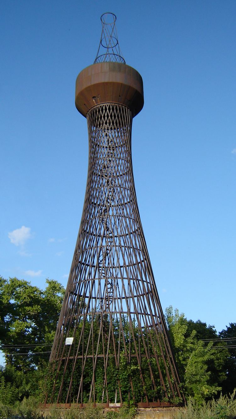 Hyperboloid structure FileWorld First 1896 Hyperboloid Structure by Vladimir Shukhov in