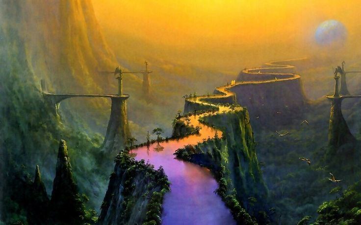 Hyperion Cantos The River Tethys from The Hyperion Cantos always loved the imagery