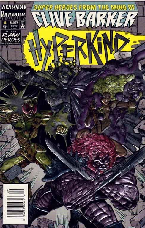 Hyperkind Hyperkind 1993 1994 Razorline Comics Paxis Reborn foil cover