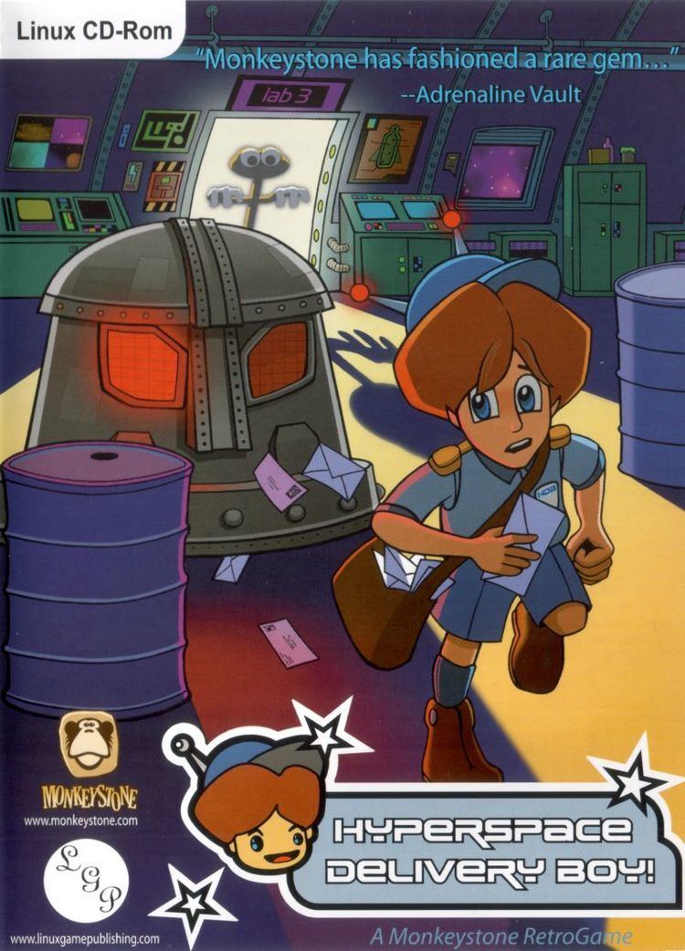 Hyperspace Delivery Boy! Hyperspace Delivery Boy 2004 Linux box cover art MobyGames