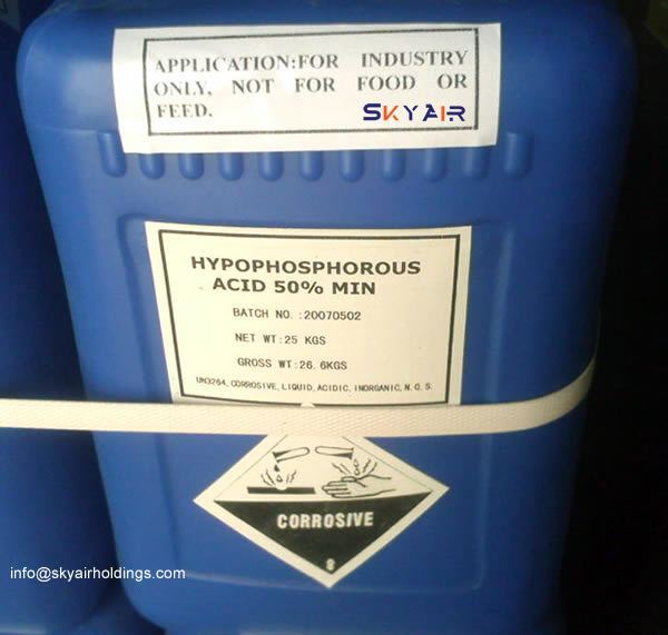 Hypophosphorous acid Hypophosphorous Acid HPA Suppliers in China 6303215 Sky Air