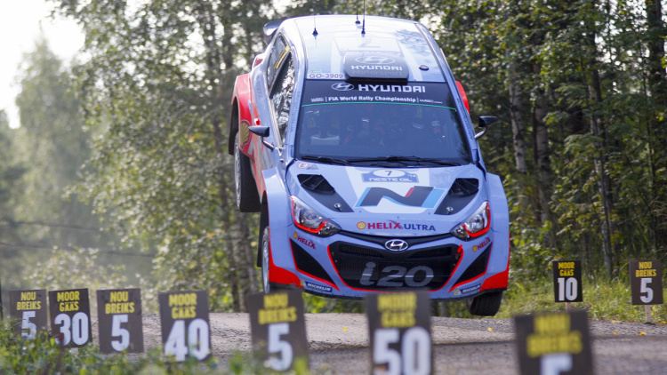 Hyundai Motorsport Hyundai Motorsport tests its performance at the WRC Rally Finland