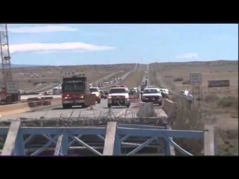 I-40 bridge disaster I40 bridge collapse injures worker YouTube