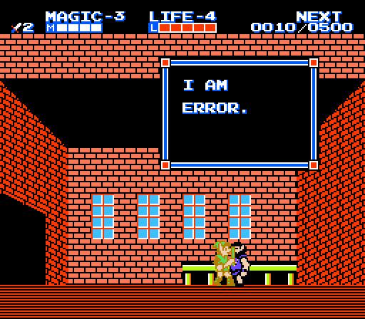 I am Error I Am Error The Adventure of Link AoL
