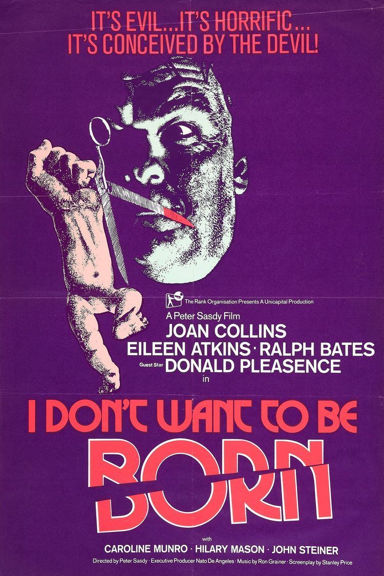 I Don't Want to Be Born I Dont Want to Be Born UK poster MONDO EXPLOITO