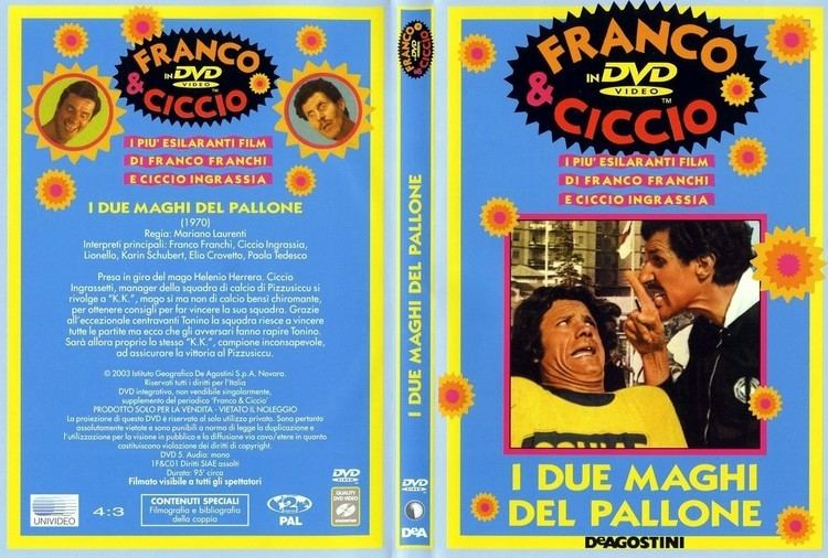 I due maghi del pallone Copertina dvd Franco E Ciccio I Due Maghi Del Pallone cover dvd