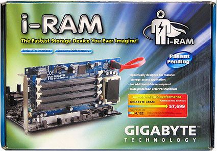 I-RAM Gigabyte iRAM DIY HD HTPC Extravaganza Part 2 Mobos CPUs