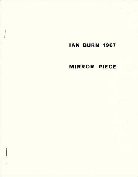Ian Burn Ian BURNMirror Piece 1967