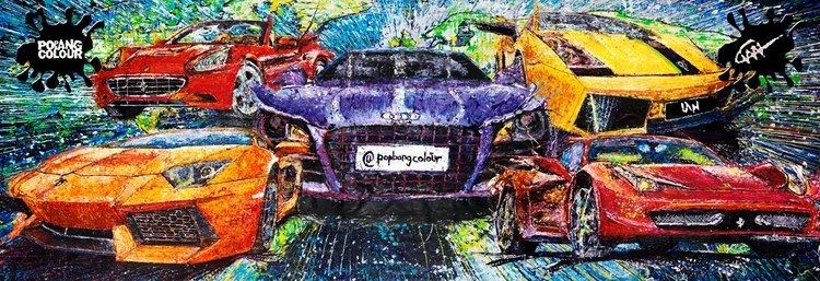 Ian Cook (artist) POPBANGCOLOUR IAN COOK