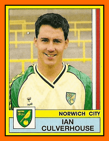 Ian Culverhouse Old School Panini UK Football Team Norwich City 1987