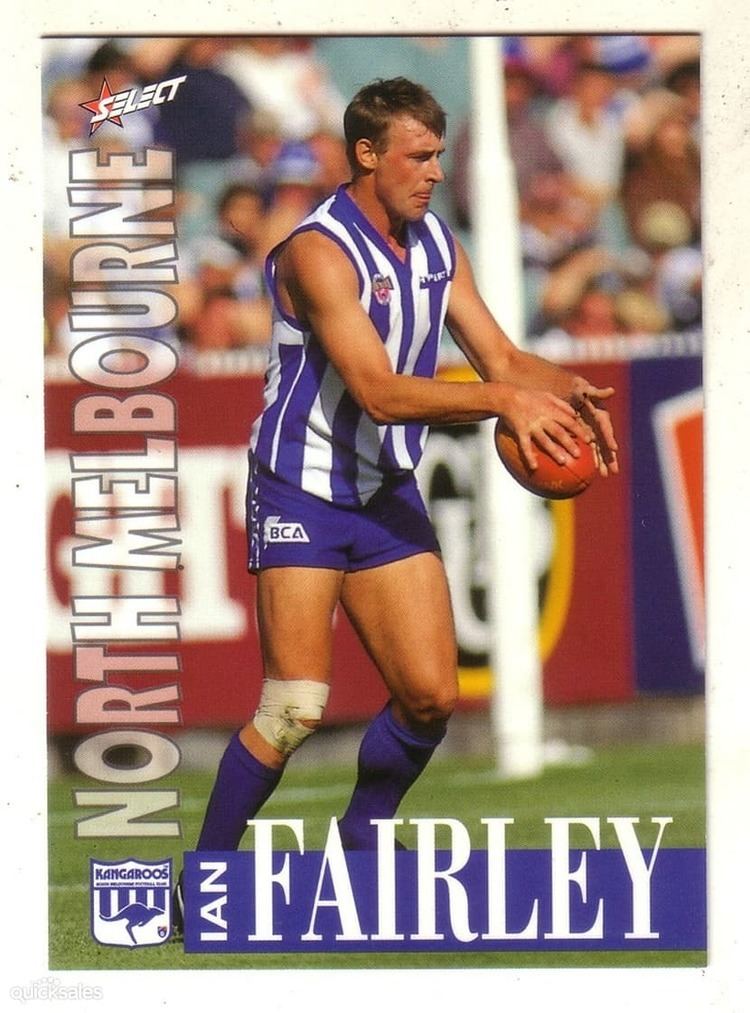 Ian Fairley AFL SELECT 1996 SERIES 2 NORTH MELBOURNE IAN FAIRLEY