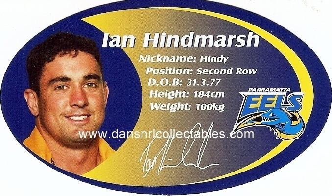Ian Hindmarsh 2002 Parramatta Oval Card Ian Hindmarsh 19763