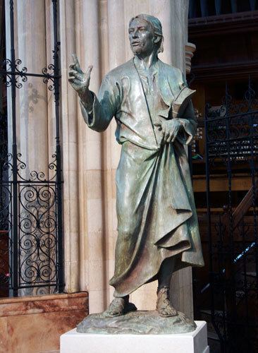 St. Matthew, a sculpture made by Ian Rank-Broadley.