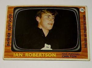 Ian Robertson (Australian rules footballer) VINTAGE 1967 SCANLENS VFL AFL FOOTBALL CARD No 56 IAN ROBERTSON eBay