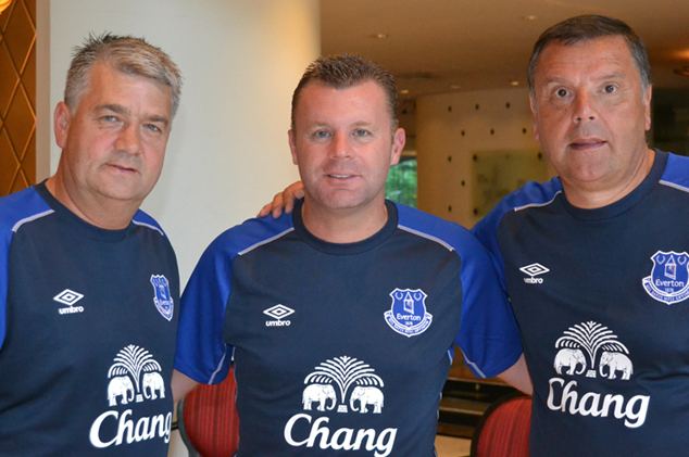 Ian Snodin Everton Legends Sharp Snodin and Stuart on the Club39s