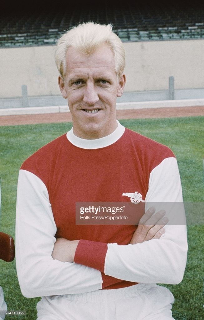 Ian Ure Scottish professional footballer Ian Ure of Arsenal posed at