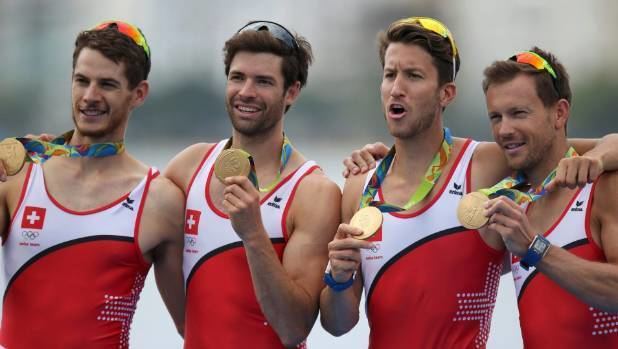 Ian Wright (rower) New Zealands Ian Wright guides Switzerland to rowing gold at Rio