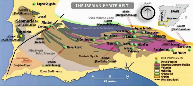 Iberian Pyrite Belt Alvalade Colt Resources