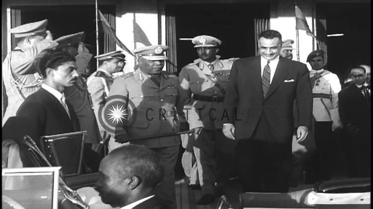 Ibrahim Abboud General Ibrahim Abboud of Sudan and King Hussein I of