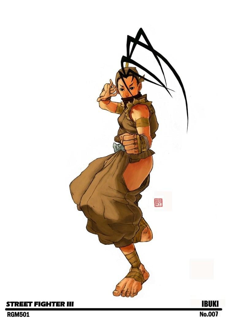 Ibuki (Street Fighter) Ibuki from Street Fighter Game Art