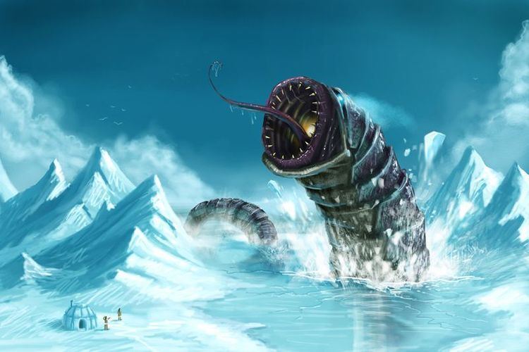 Ice worm Ice worm by JoeyBdeviantartcom on deviantART Creature Feature