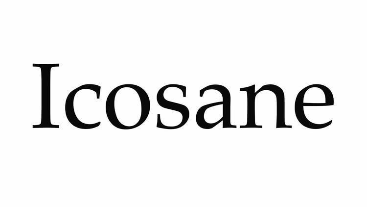 Icosane How to Pronounce Icosane YouTube