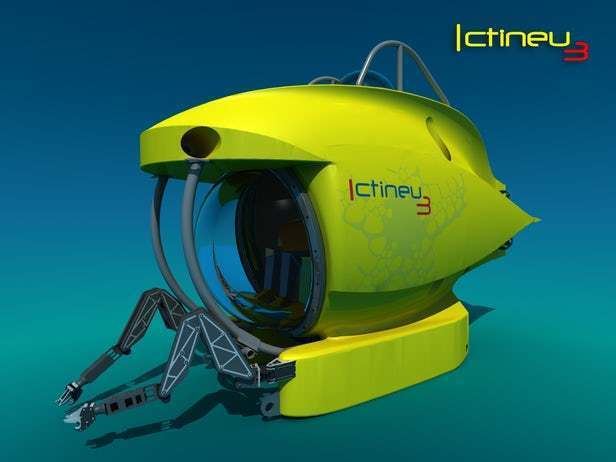Ictineu 3 ICTINEU 3 submersible dives to depths of almost 4000 feet