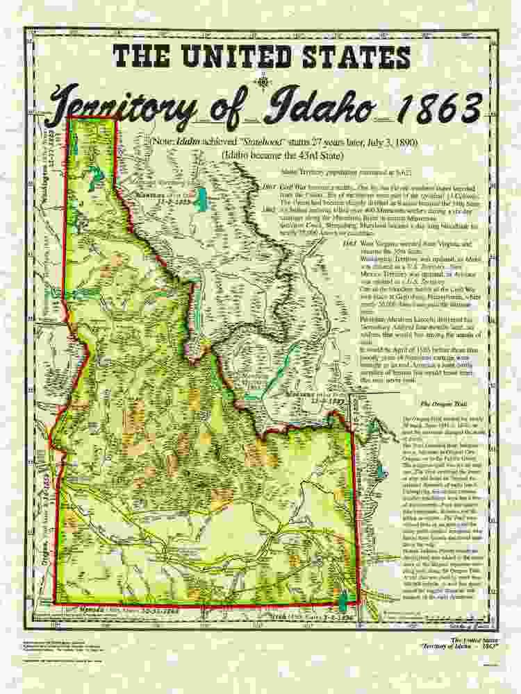 Idaho Territory unitedstatesterritories