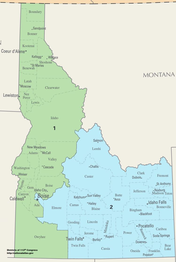 Idaho's congressional districts