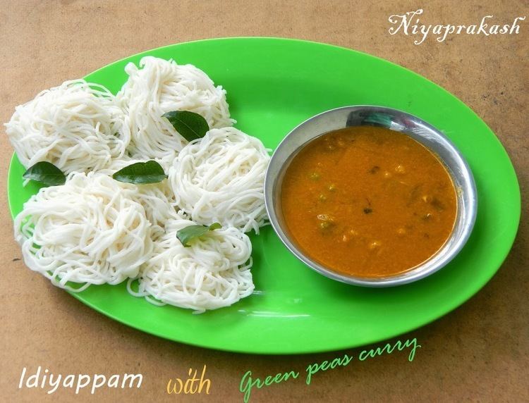 Idiyappam Niya39s World Idiyappam with Green peas Curry