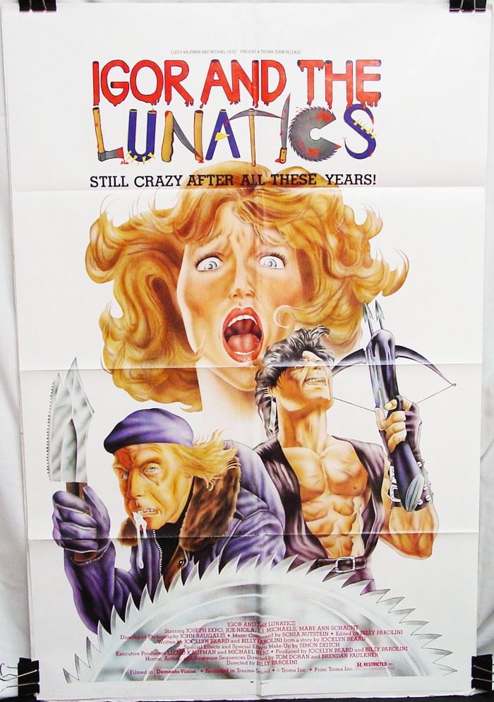 Igor and the Lunatics Igor and the Lunatics 1985 Poster