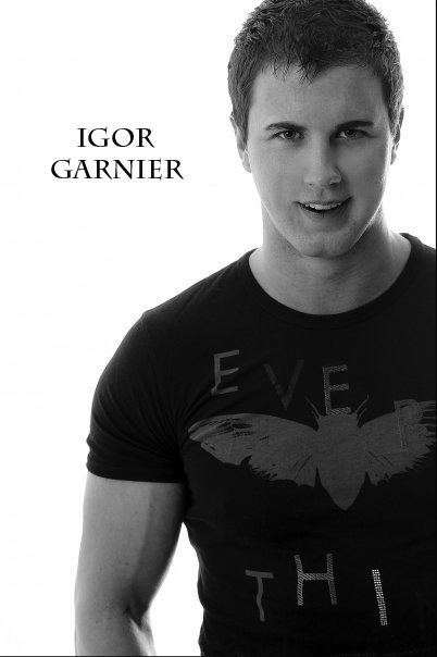 Igor Garnier smiling while wearing printed shirt
