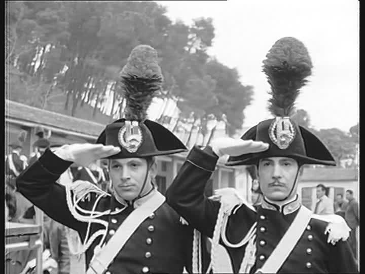 Il carabiniere a cavallo Shooting Italy 1961 SD Stock Video 837650569 Framepool