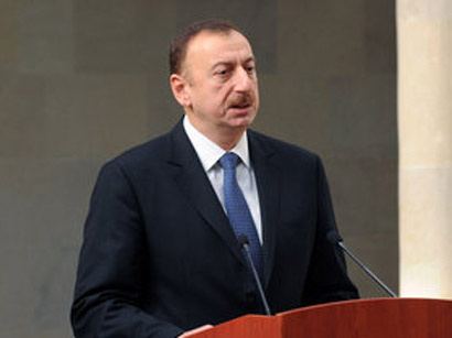 Ilham Aliyev APA President Ilham Aliyev Azerbaijan will hold the first