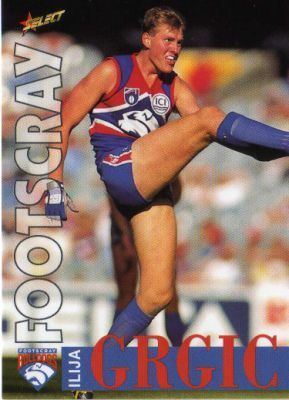 Ilija Grgic FOOTSCRAY Ilija Grgic 81 SELECT 1996 Australian Rules Football AFL