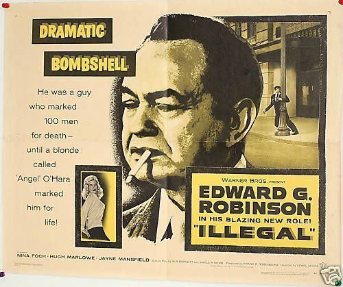 Illegal (1955 film) Illegal 1955 La vie en rose de Jayne Mansfield