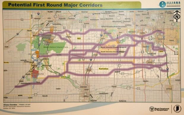 Illiana Expressway Group maps eight routes for Illiana Expressway IN Business