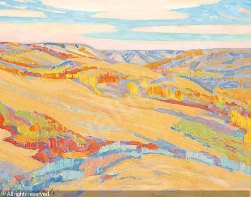 Illingworth Kerr Spring Thaw Qu39Appelle Valley sold by Levis Fine Art
