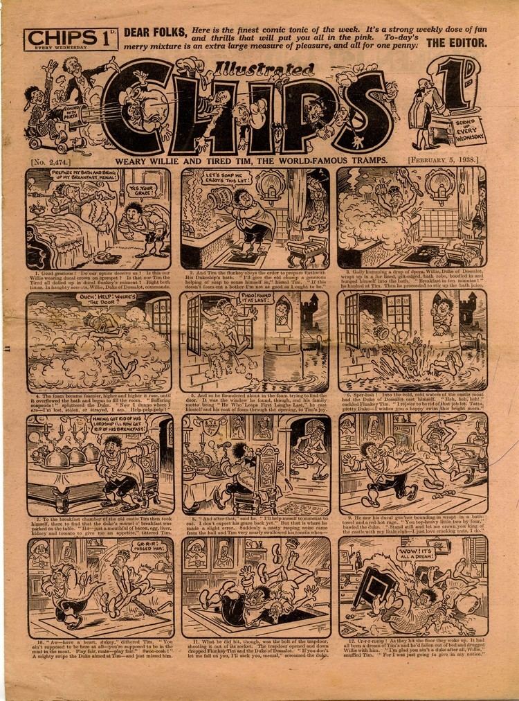 Illustrated Chips UK COMICS Illustrated Chips 1938