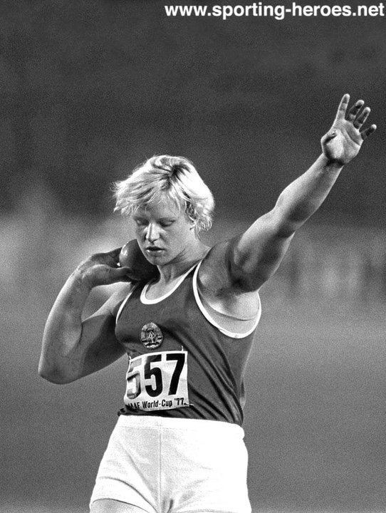Ilona Slupianek Ilona Slupianek Meisterschaft Rekord 197883