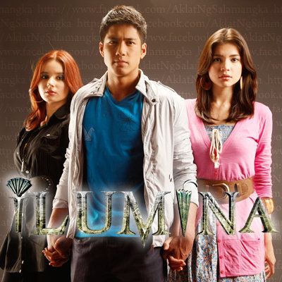 Rhian Ramos, Aljur Abrenica, and Jackie Rice in the 2010 tv series, Ilumina