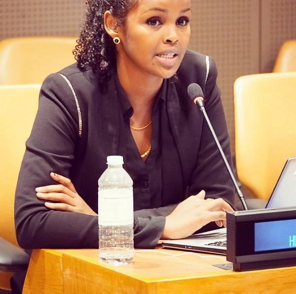 Ilwad Elman Ilwad Elman on Twitter quotPresenting my statement at the UN