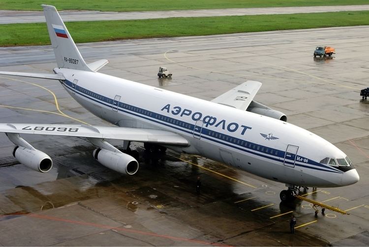 Ilyushin Il-86 FileAeroflot Ilyushin Il86 RA86087 JDKjpg Wikimedia Commons