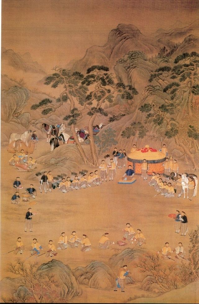 Imperial hunt of the Qing dynasty